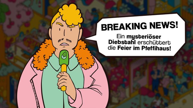 Moderator, der die neue Saure Kirsche Limited Edition ankündigt